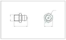  گریس خور M10 x 38