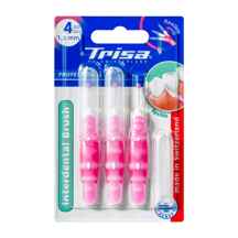  براش بین دندانی تریزا مدل پروفشنال 1.3 میلی متری صورتی ایزو چهار ا Trisa Interdental Professional Toothbrush ISO4 Size 1.3mm