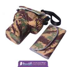  ست کیف دوشی همراه کیف لوازم جانبی دوربین طرح (کاماندو)