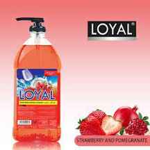 مایع ظرفشویی ۲ لیتر لویال – همراه با رایحه انار و توت فرنگی – Loyal Dishwashing liquid