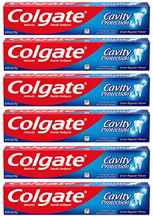 خمیر دندان کلگیت ۱۲۰ میل – حاوی فلوراید فعال و حداکثر محافطت از حفره – باکس ۱۲ عددی – Colgate Fluoride Toothpaste maximum Cavity Protection – 12Pcs