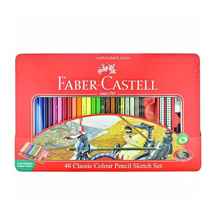 فابر کاستل – مداد رنگی 48 تایی فلزی