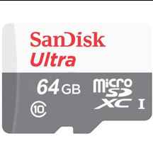  کارت حافظه microSDXC سن دیسک مدل Ultra کلاس 10 استاندارد UHS-I U1 سرعت 100MBps ظرفیت 64 گیگابایت
