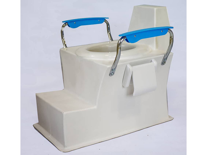  توالت فرنگی مبله فایبرگلاس زیرپایی دار