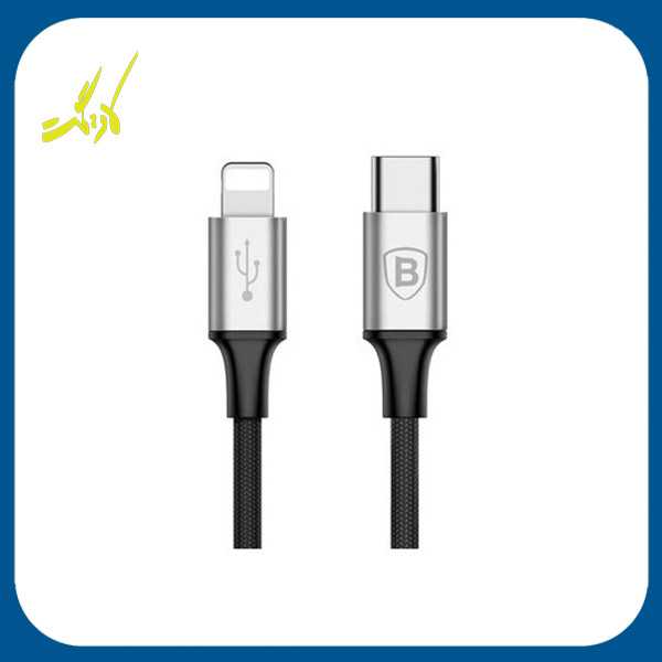  کابل تبدیل USB-C به Lightning باسئوس Baseus Rapid Series با طول ۱.۲ متر