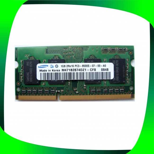 رم استوک لپ تاپ DDR3 تک کاناله 1066 ظرفیت 1 گیگابایت