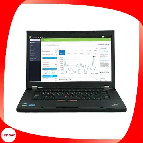  لپ تاپ استوک لنوو ارزان مناسب کاربری اداری، تولید محتوا، طراحی دوبعدی، ترید، برنامه نویسی، اتوکد Lenovo ThinkPad T530 i7