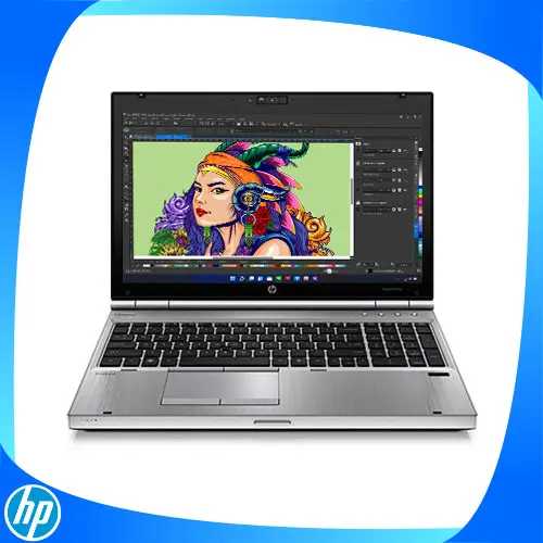  لپ تاپ استوک اچ پی ارزان گرافیک دار مناسب کاربری طراحی دوبعدی، تولید محتوا، برنامه نویسی، مهندسی HP Elitebook 8560p -i7