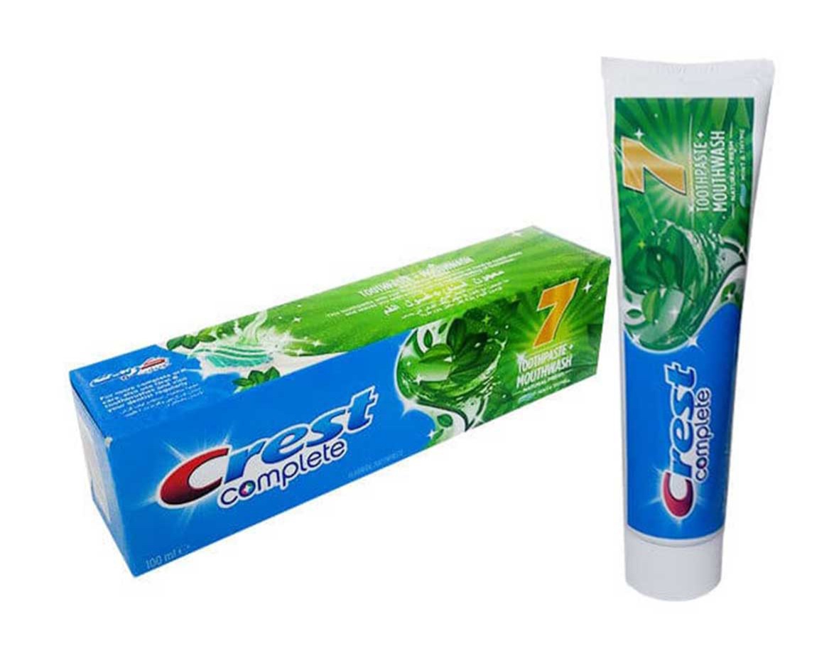 خمیر دندان کرست اصل مدل Complete 7 Toothpaste Mouthwash حجم 100 میلی لیتر