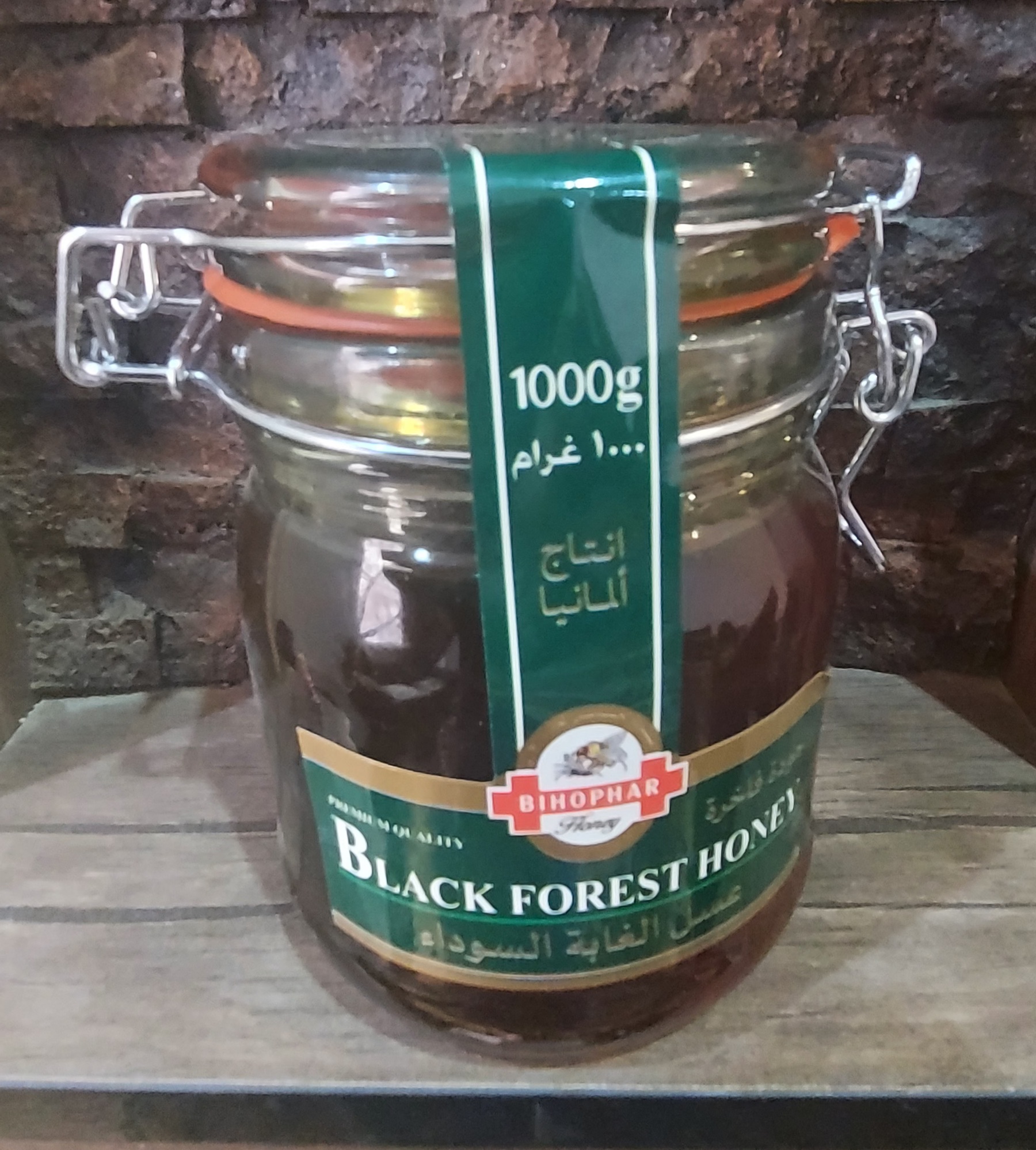 عسل سیاه جنگل 1 کیلویی آلمان bihophar