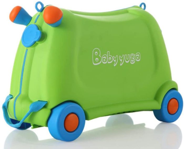  چمدان کودک ترانکی وال بیبی یوگا چرخدار رنگ سبز BABY YUGA /TRANKIVAL