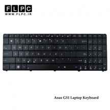 کیبورد لپ تاپ ایسوس Asus G51 Laptop Keyboard مشکی-بدون فریم