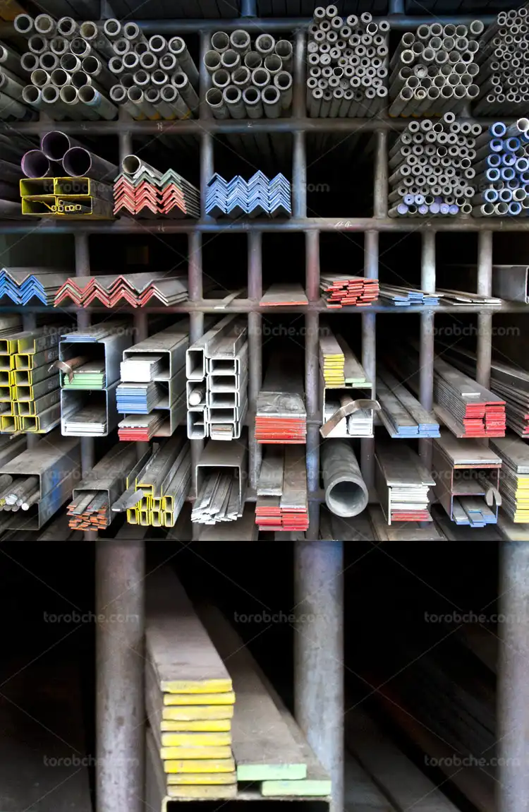 عکس با کیفیت آهن آلات ساختمانی