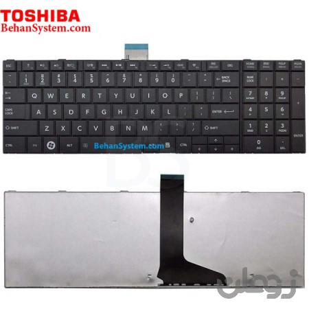  کیبورد لپ تاپ Toshiba مدل Satellite L870