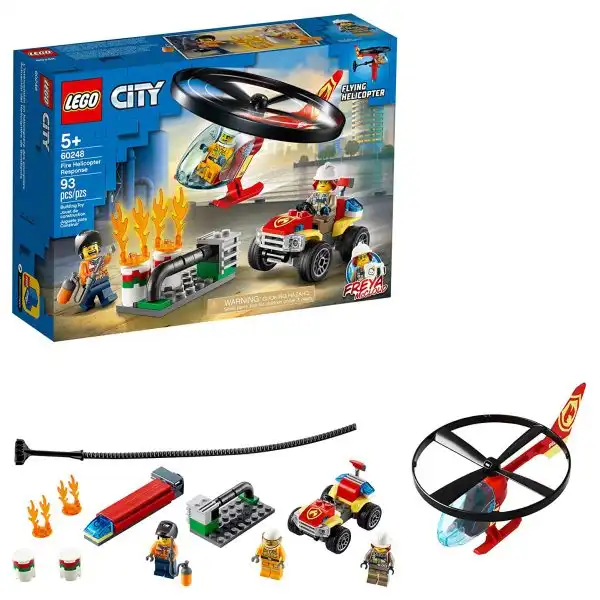  ساختنی لگو سیتی هلی کوپتر آتش نشانی Lego City Fire
