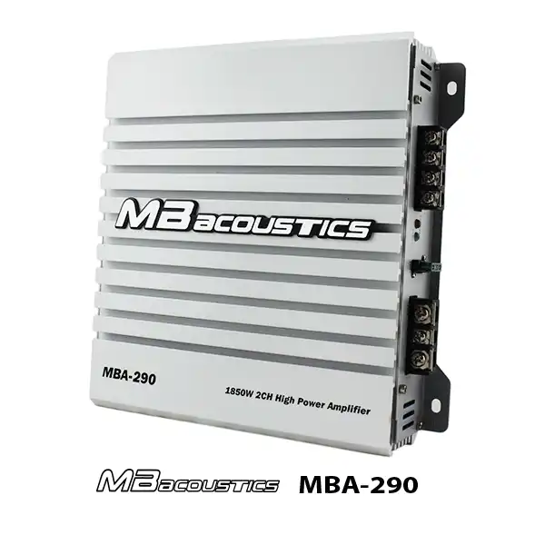 MBA 290 آمپلی فایر دوکانال شرکت ام بی آکوستیک