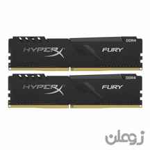 رم کینگستون HyperX Fury 64GB 32GB×2 DDR4 3200Mhz CL16