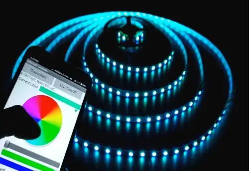  پروژه کنترل از راه دور رنگ led با استفاده از بلوتو