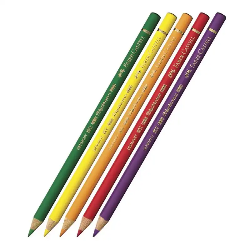 مداد رنگی پلی کروم  از کد 101 الی 199 تک رنگ فابر 