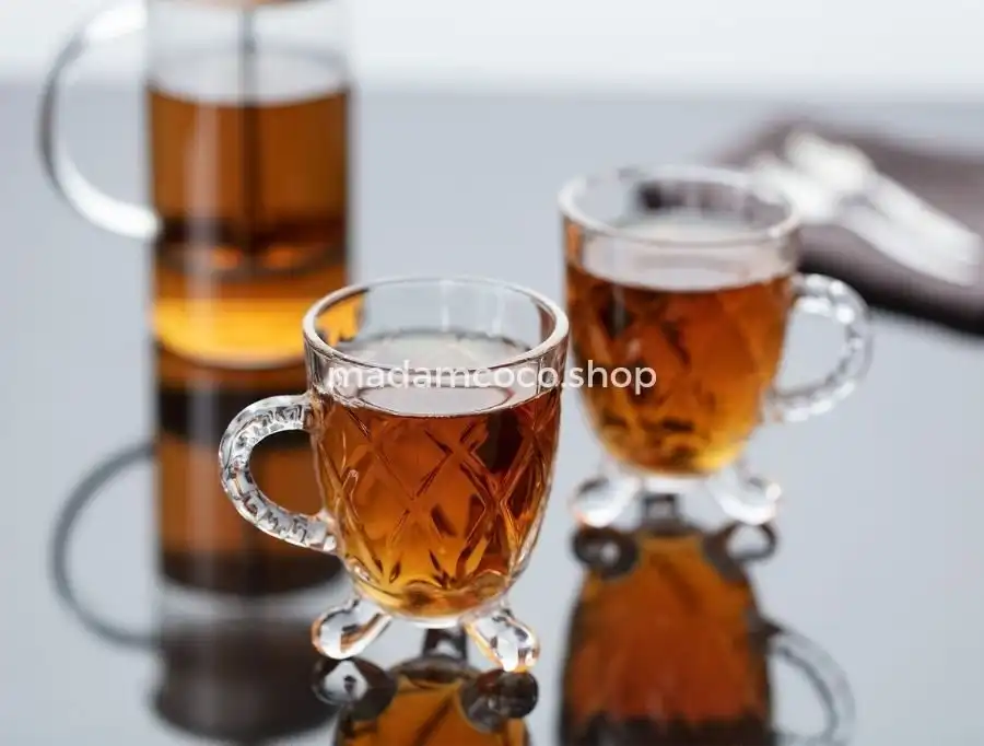 استکان چای خوری 4 عددی مادام کوکو مدل Taylar