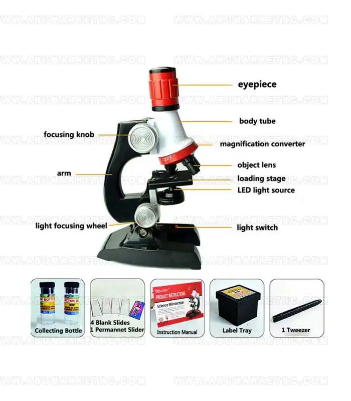  میکروسکوپ دانش آموزی تا ۱۲۰۰ برابر زوم