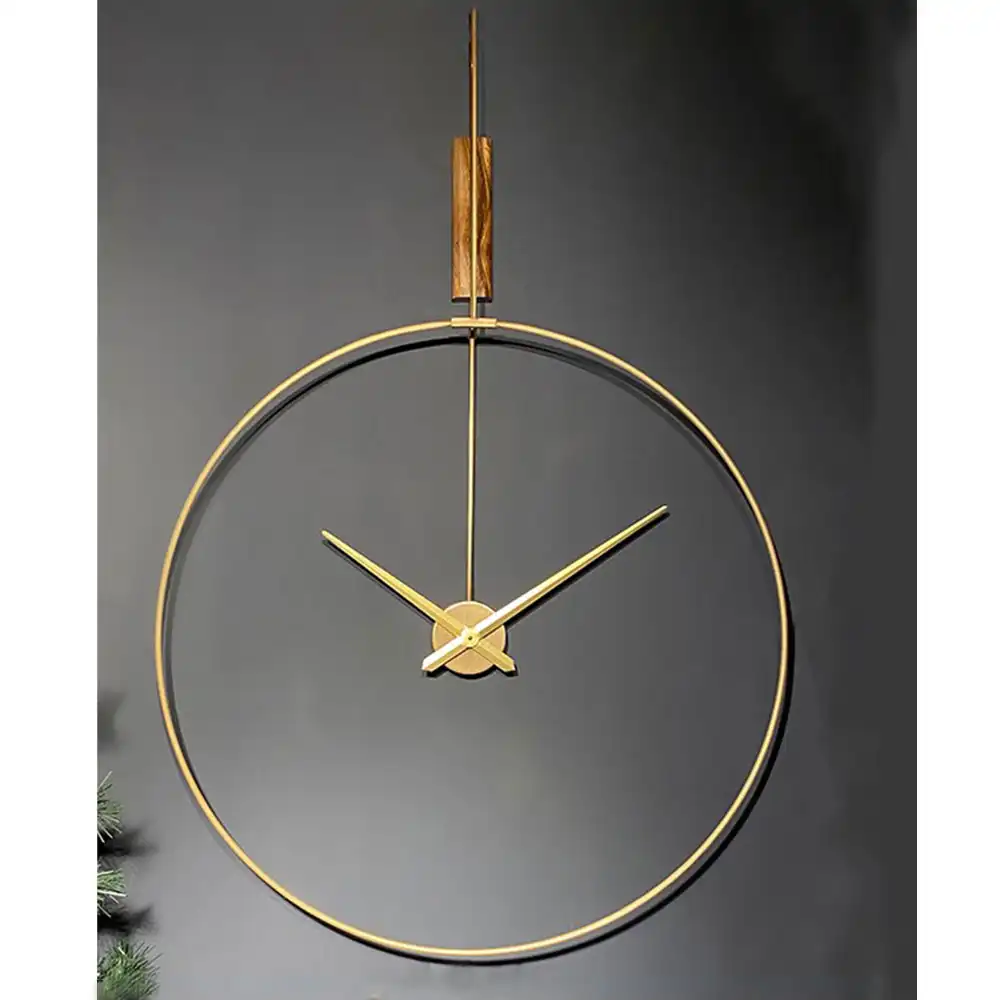 ساعت دیواری مدل SIGNAL PLUS طلایی آنتیک