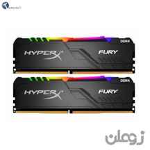  Kingston HyperX Fury RGB 16GB DDR4 3200MHz RAM