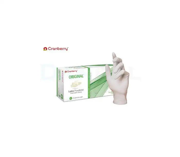 دستکش لاتکس کم پودر Cranberry - Original