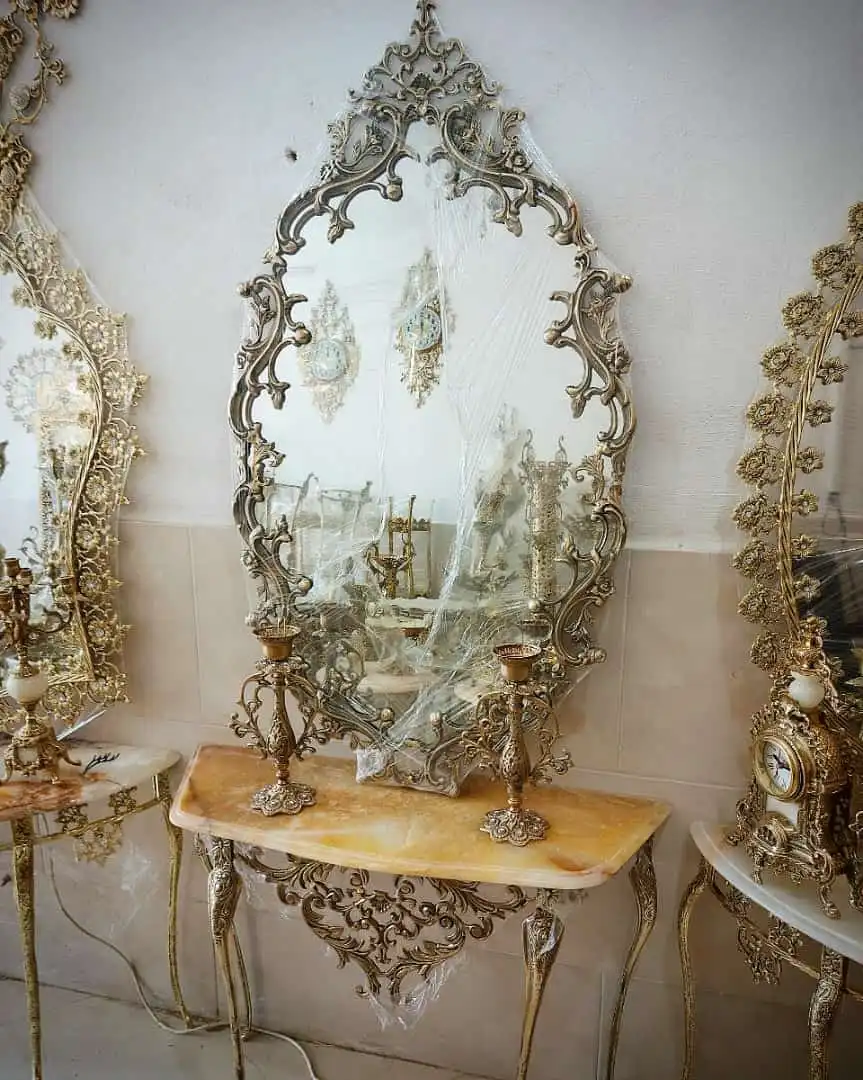  آینه کنسول برنز سلطنتی
