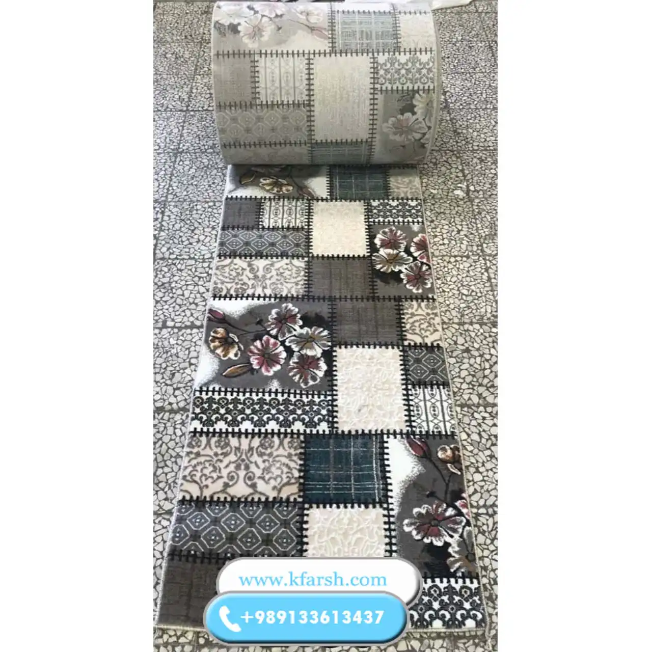 فرش کناره فانتزی کد ۲۱۸۹