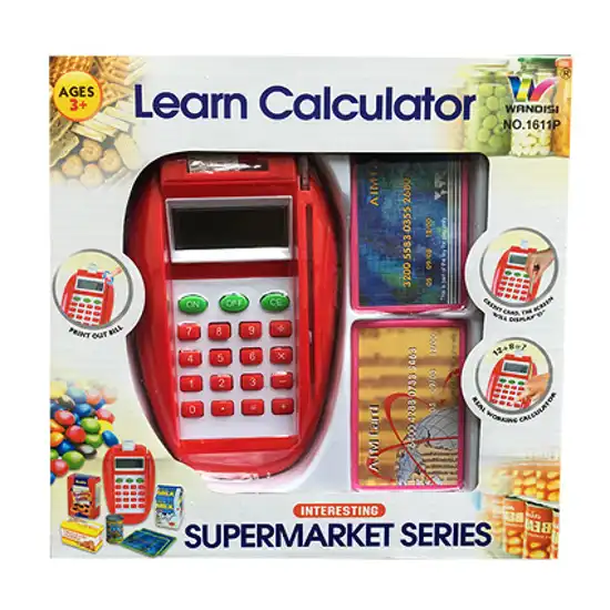  اسباب بازی دستگاه کارتخوان مدل Learn Calculator کد 68962