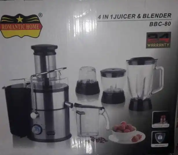  آبمیوه گیری 4 کاره رمانتیک هوم مدل BBC-80 کد 65862