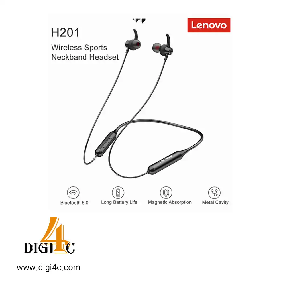  هدفون Lenovo H201 Wireless Sport Headset (Original)
