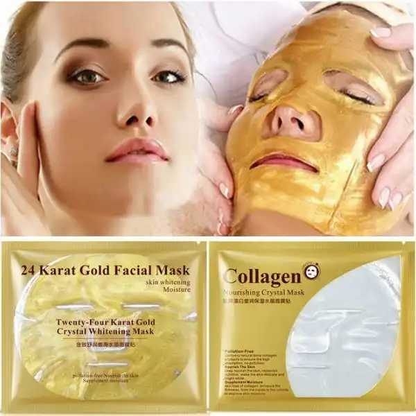  ماسک ورقه ای طلا و کلاژن گلد صورت GOLD FACIAL