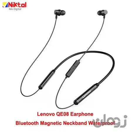 هندزفری بلوتوث لنوو Lenovo QE08 Bluetooth Headset کد 36577