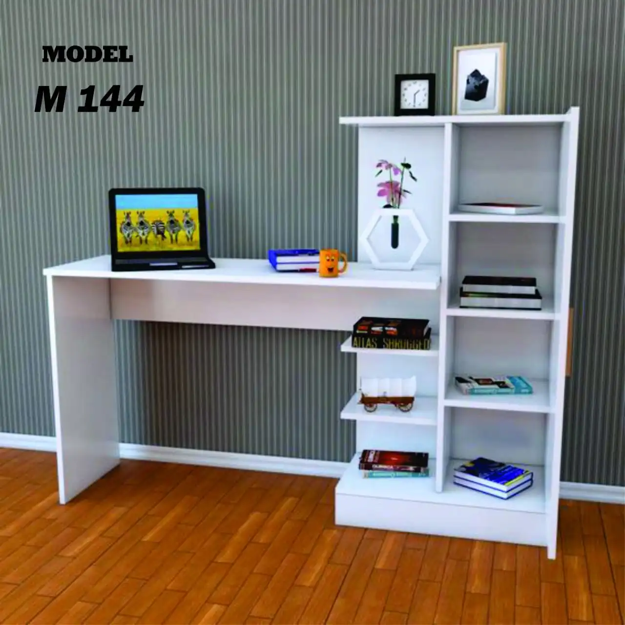  میز تحریر کتابخانه دار مدل M144