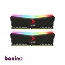  رم دسکتاپ DDR4 دو کاناله 3200 مگاهرتز پی ان وای مدل XLR8 RGB ظرفیت 16 گیگابایت