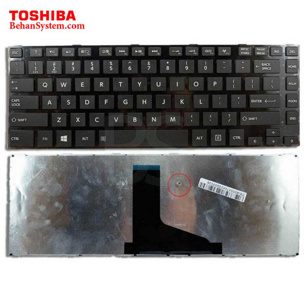  کیبورد لپ تاپ Toshiba مدل Satellite C840