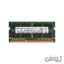  رم لپ تاپ سامسونگ مدل DDR3L 12800S MHz ظرفیت 4 گیگابایت