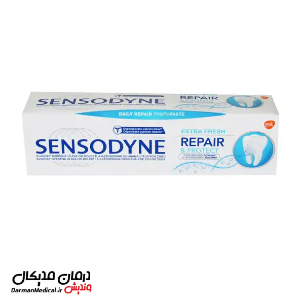  خمیر دندان سنسوداین مدل  Repair & Protect Extra Fr