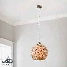  لوستر آویز تک شعله حبابی کد D1062/c