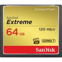  کارت حافظه سن دیسک SanDisk CF 64GB Extreme 800X 120mb