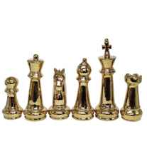 مجموعه شش عددی دکوری مهره شطرنج طلایی