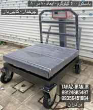  باسکول ۵۰۰ کیلویی چرخدار – کابین دار