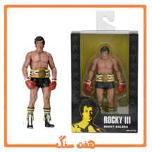 اکشن فیگور راکی بالبوآ 3 کمربند قهرمانی NECA Rocky Action Figure with Belt Black