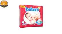  پوشک سایز 4 ببم - 34 عددی ا Bebem Size 4 Baby Diaper Pack of 34