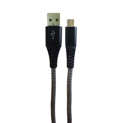  کابل شارژر تبدیل USB به MicroUSB کد 10 رنگ سفید-مشکی