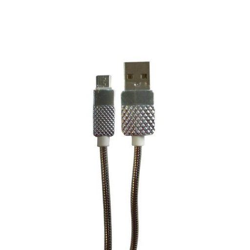 کابل شارژر تبدیل USB به MicroUSB کد 16 رنگ نقره ای