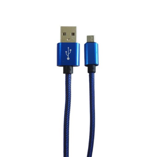  کابل شارژر تبدیل USB به MicroUSB کد 18 رنگ آبی