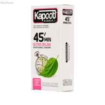  کاندوم تاخیری 45 دقیقه کاپوت ا Kapoot 45 Minutes Natural Condoms 12pcs/Pack